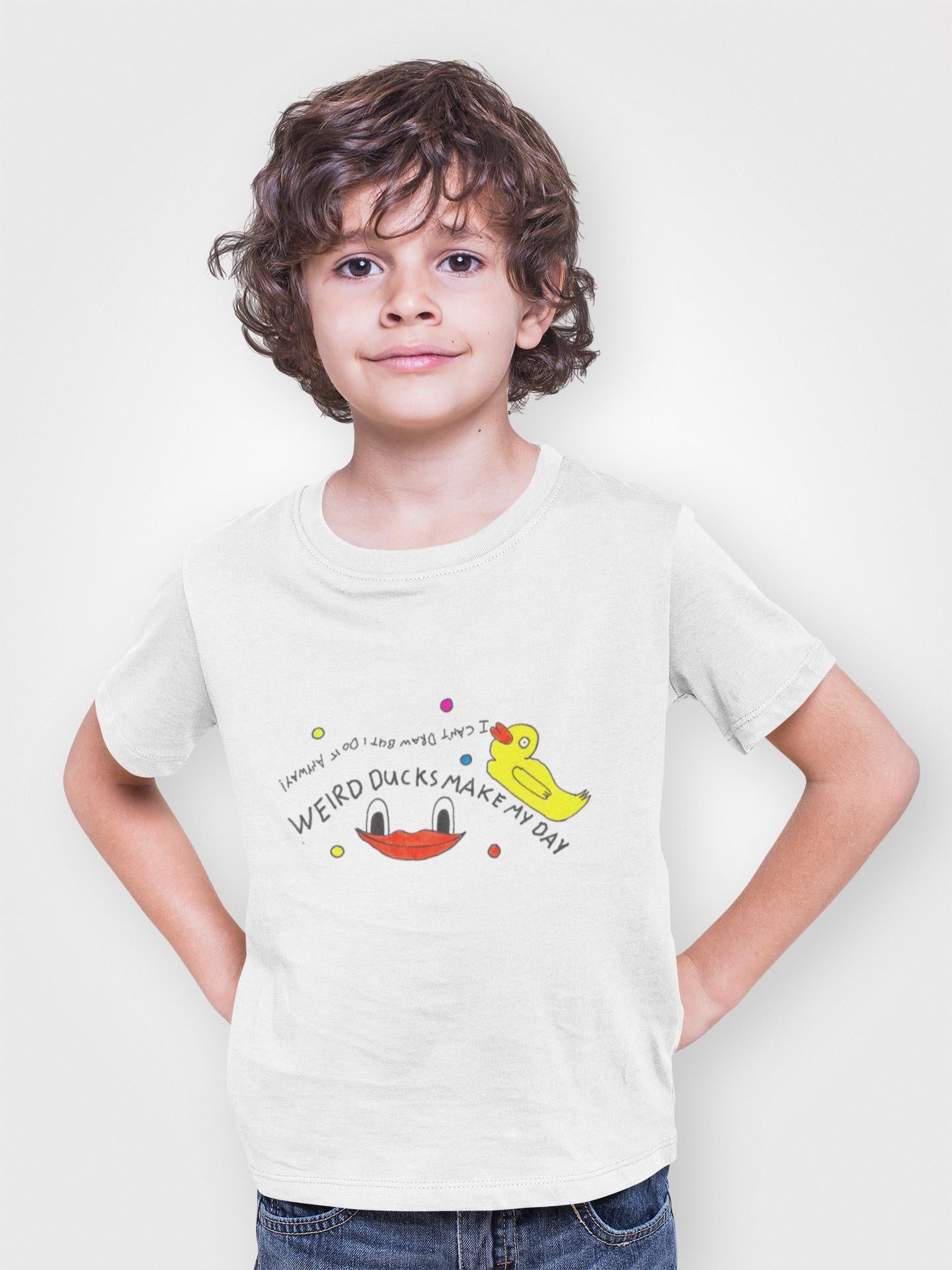 Weird Ducks Make My Day T-Shirt | I Can't Draw But Do It Anyway Graphic Tee
