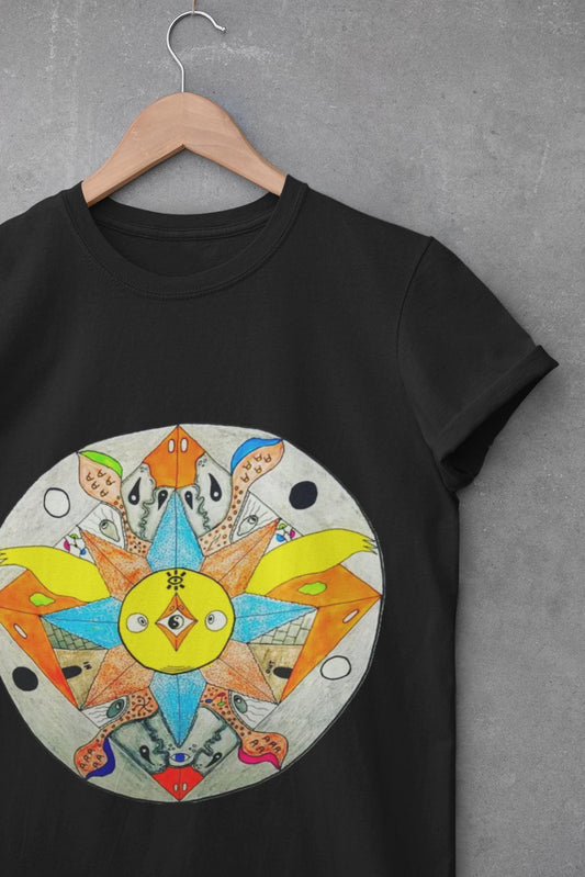 Duck Mandala Print Tee | Psychedelic Animal Art T-Shirt
