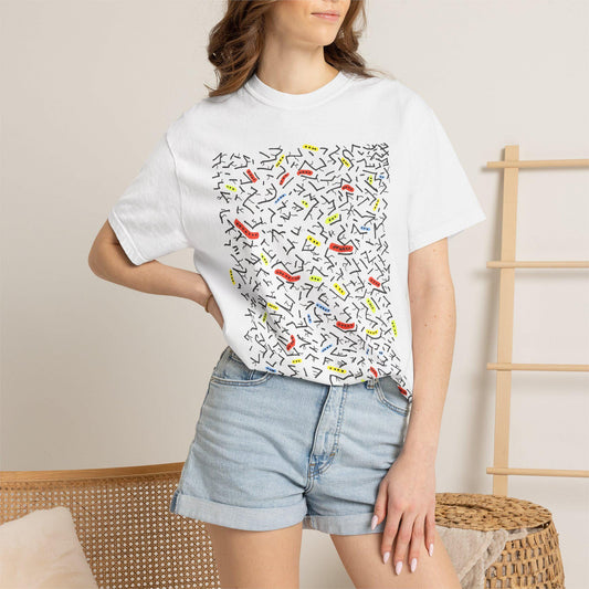 OddDuckBar Dots and Lines Abstract T-shirt