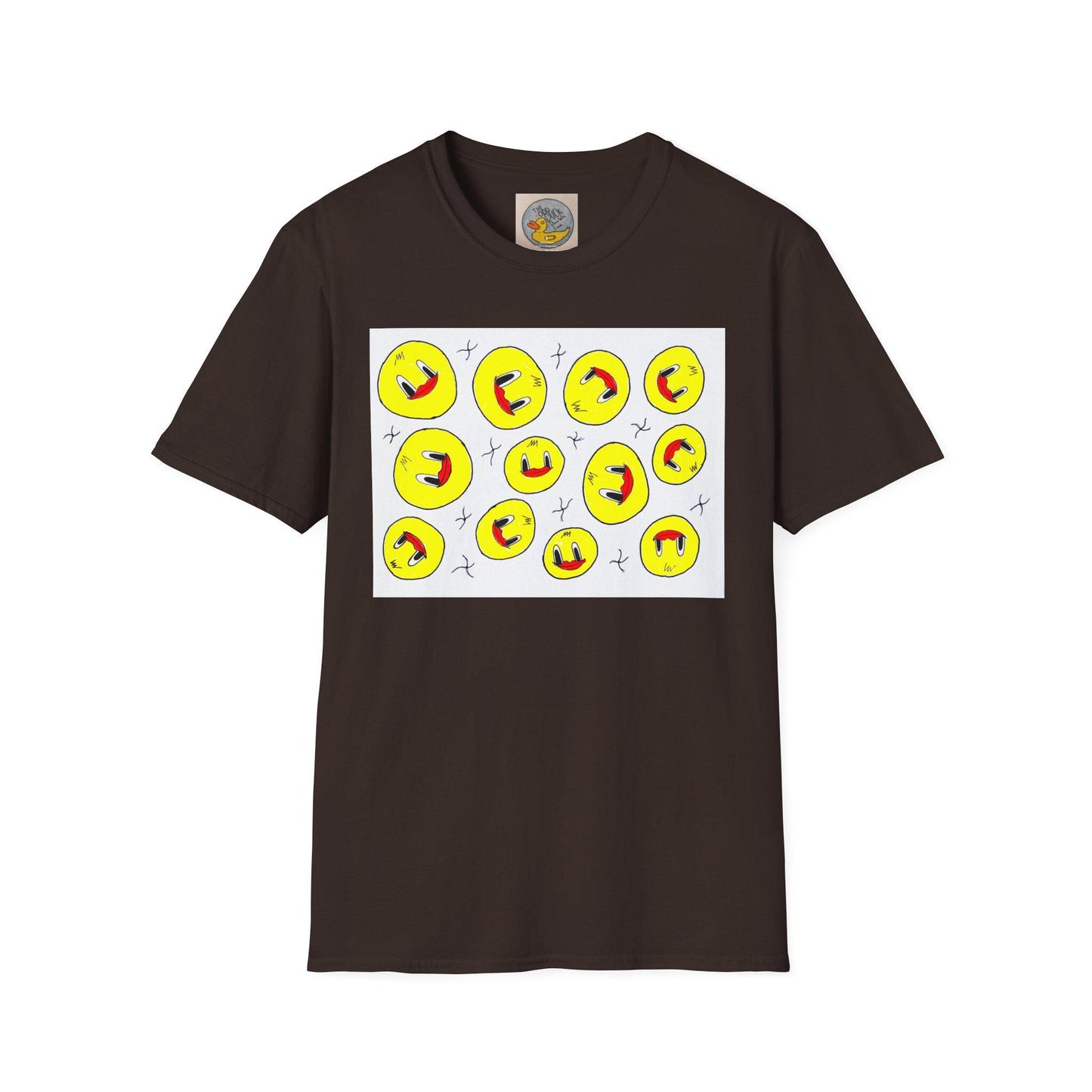 Smug Ducks Bubble Tee | Psychedelic Hand Drawn Animal Art T-Shirt
