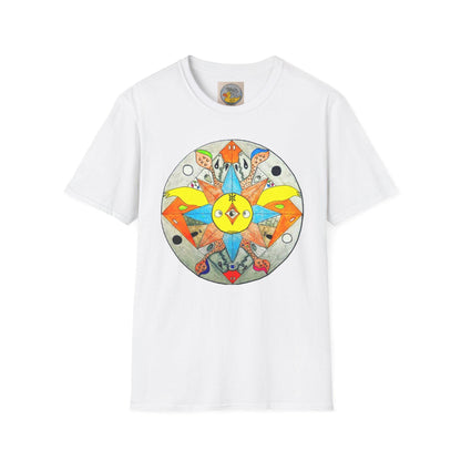 Duck Mandala Print Tee | Psychedelic Animal Art T-Shirt