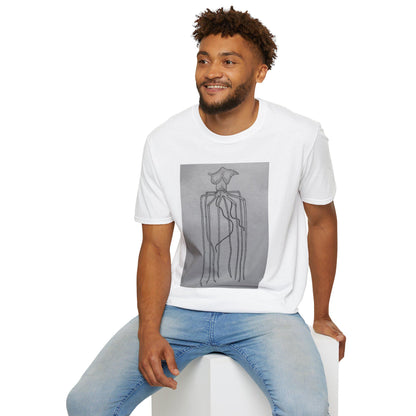 Mighty Magnapinna Squid Print T-Shirt | Creepy Deep Ocean Art Tee