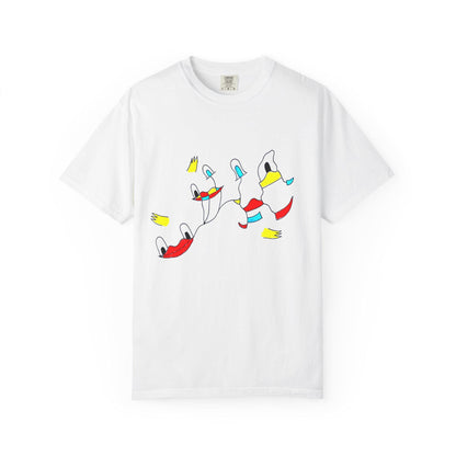 OddDuckBar Psychedelic Duck Graphic T-Shirt – Relaxed Fit Cotton Tee