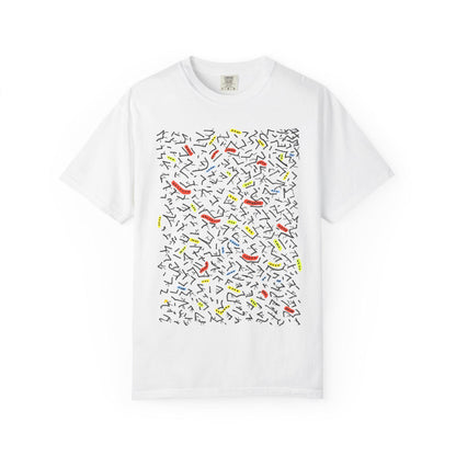 OddDuckBar Dots and Lines Abstract T-shirt