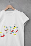 Abstract Duck T-Shirt | Joan Miro Style Hand Drawn Graphic Tee