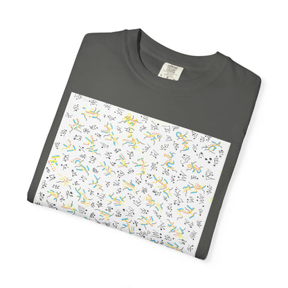 Scribble Art T-shirt | Abstract Doodle Graphic, Hand-Drawn Line Design