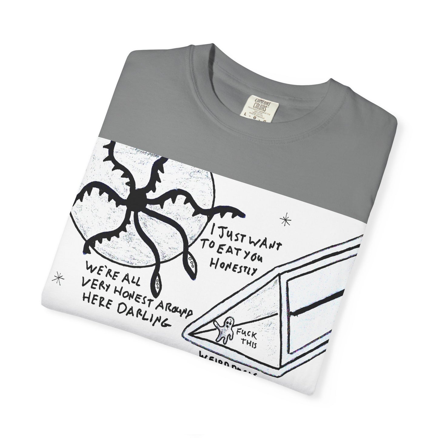 Space Duck Tentacles Portal T-Shirt | Cosmic Octopus Illustration