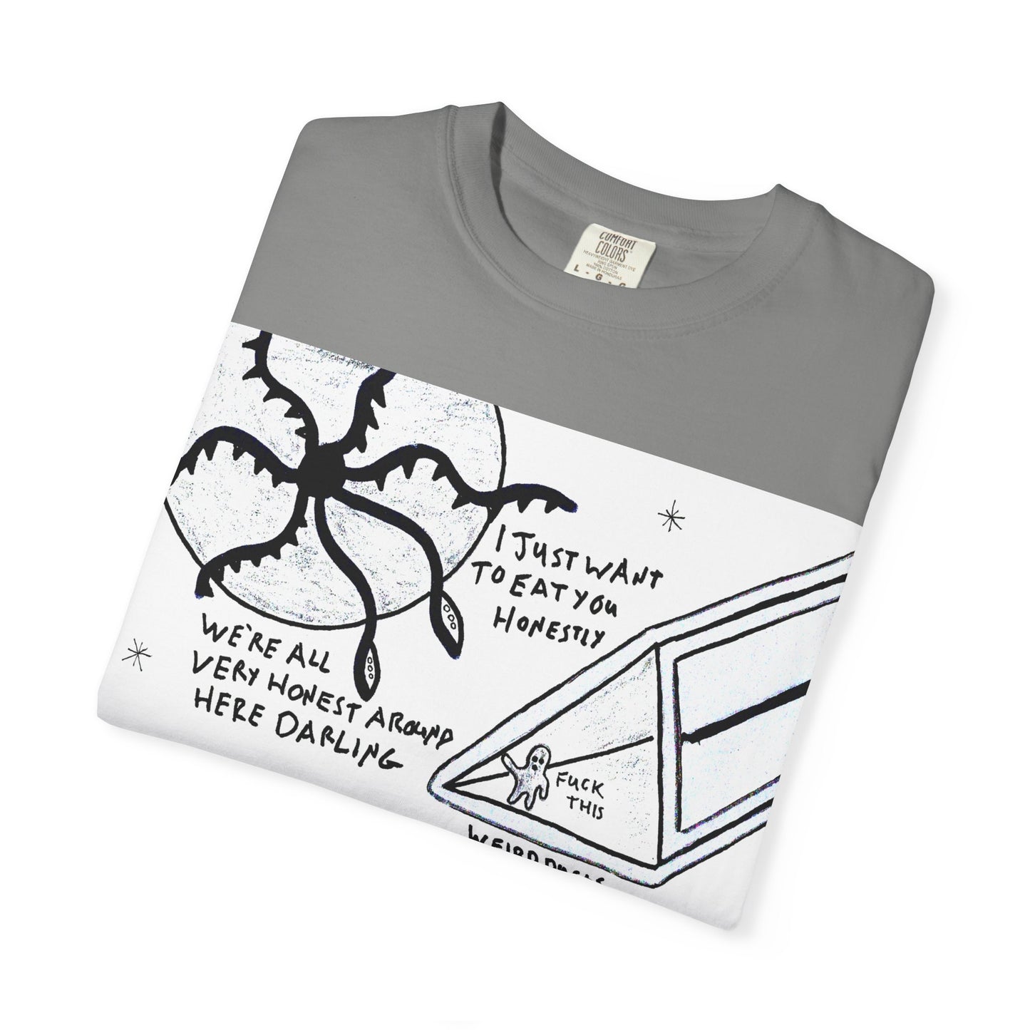 Space Duck Tentacles Portal T-Shirt | Cosmic Octopus Illustration
