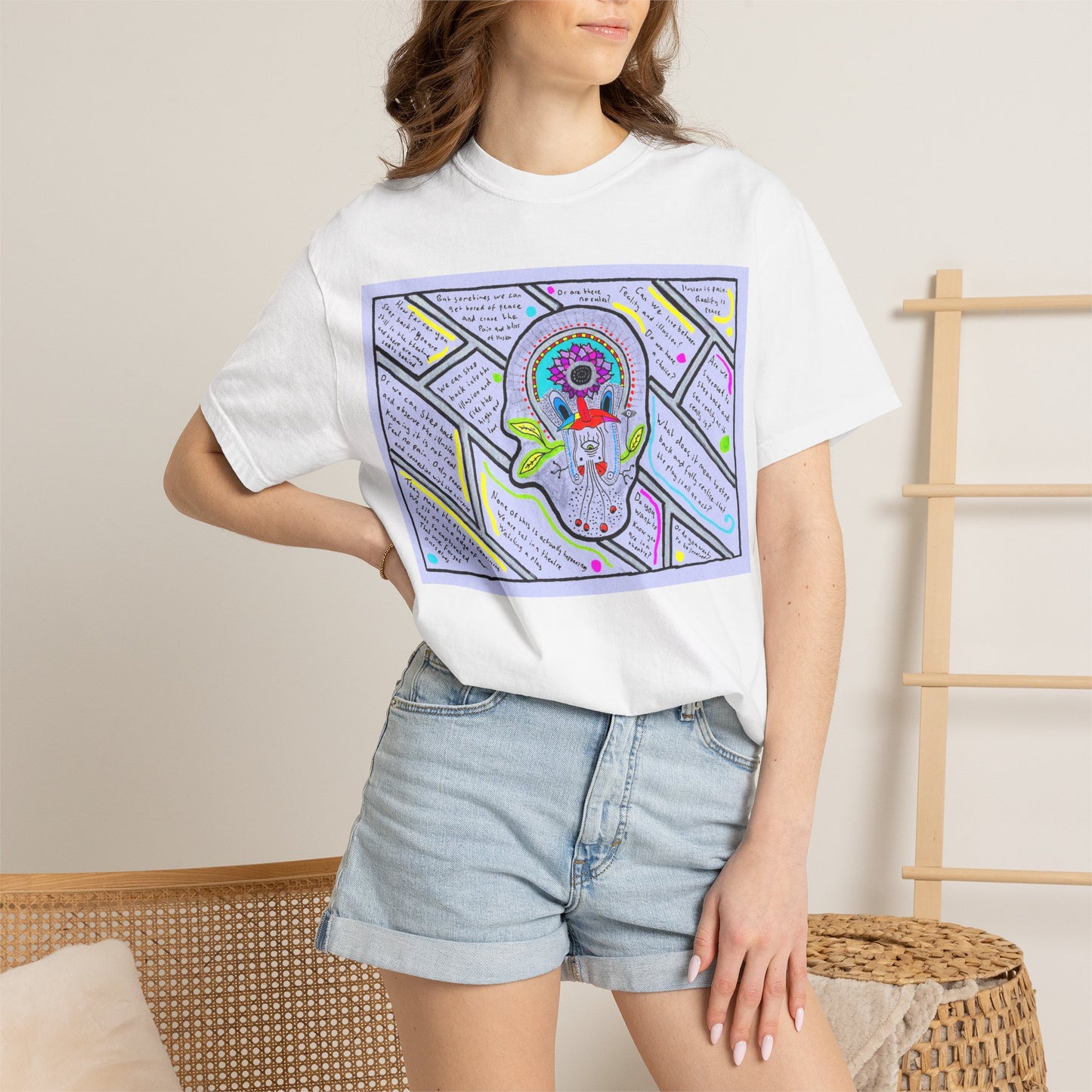 Psychedlic Taoism Duck Tee