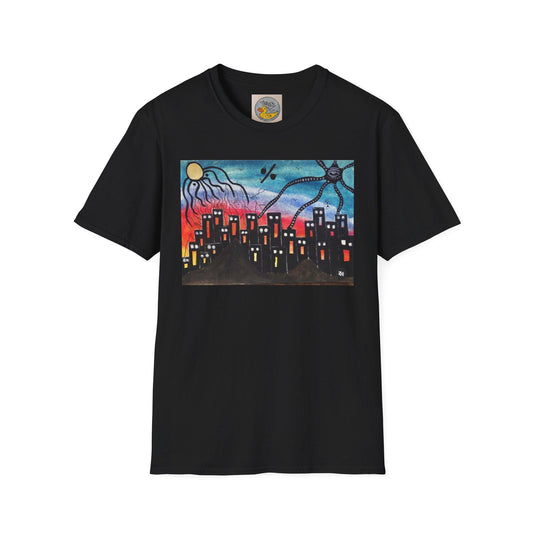 Lovecraftian Tentacles Watercolor T-Shirt | Cosmic Horror Abstract