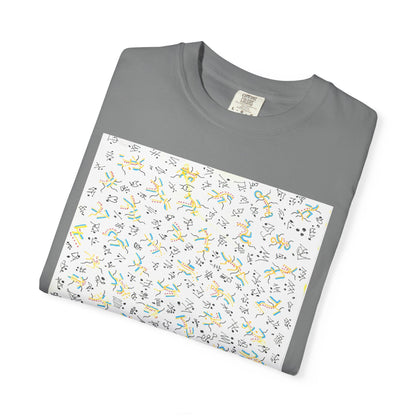 Scribble Art T-shirt | Abstract Doodle Graphic, Hand-Drawn Line Design