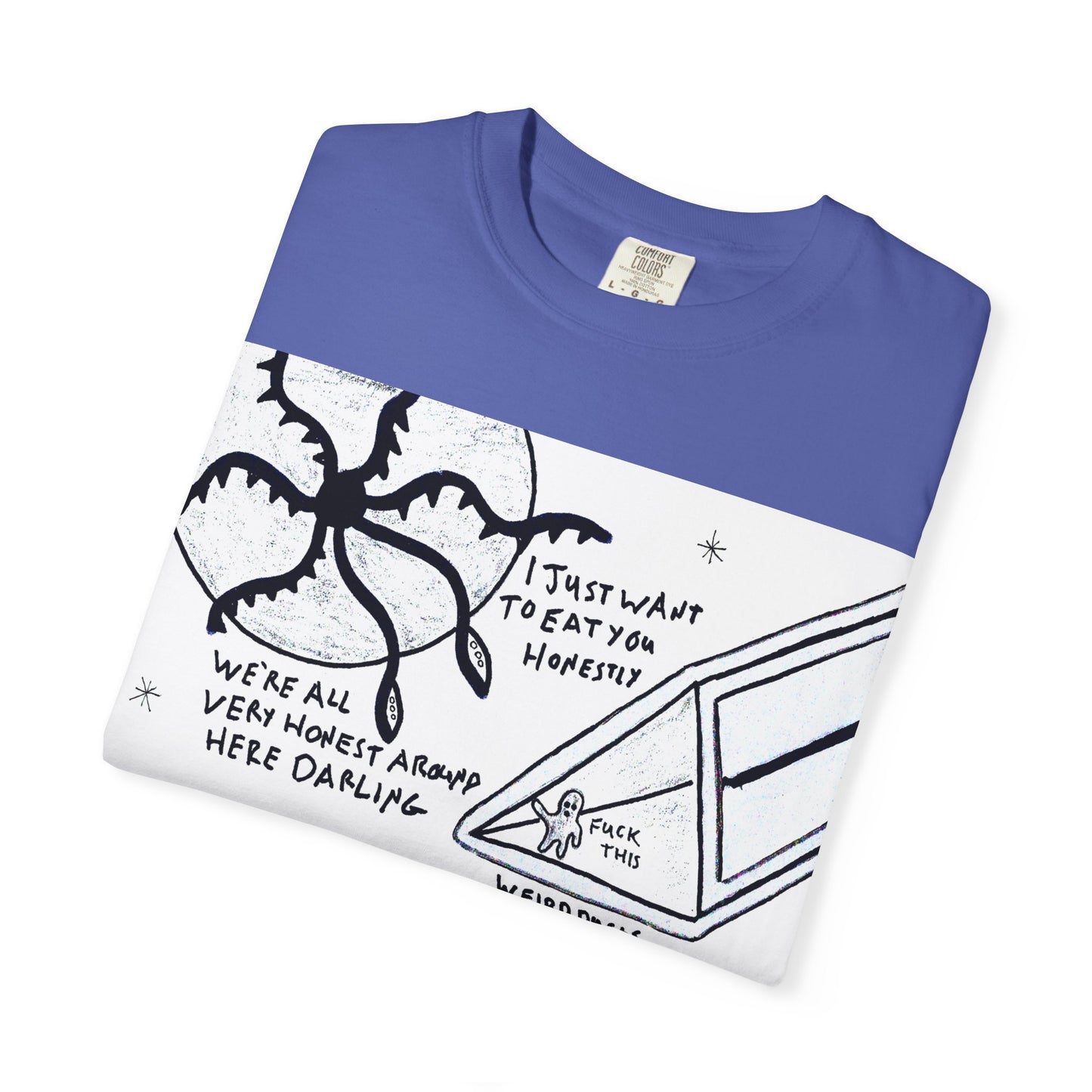 Space Duck Tentacles Portal T-Shirt | Cosmic Octopus Illustration