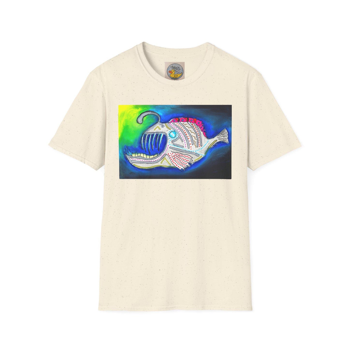 Angler fish | Bioluminescence Deep Ocean | Scary Fish | Hand Drawn | U.K. Artist