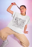 Art Is Therapy Scribbles bipolar abstract linework surreal T-Shirt | U.K Artist Hand Drawn