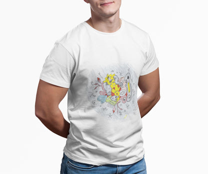 Duck Mandala Octopus Tee | Surreal Abstract Merging Objects
