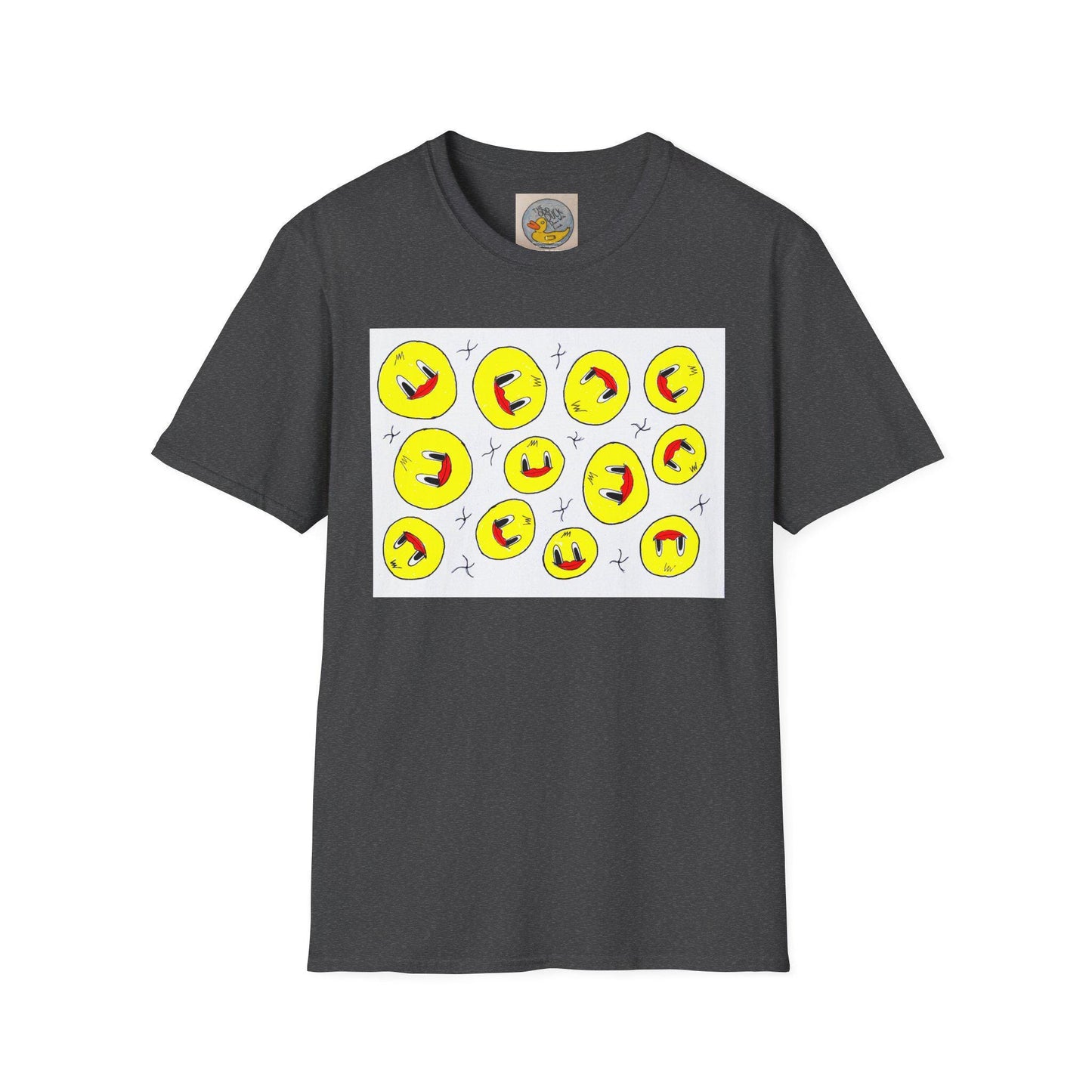 Smug Ducks Bubble Tee | Psychedelic Hand Drawn Animal Art T-Shirt