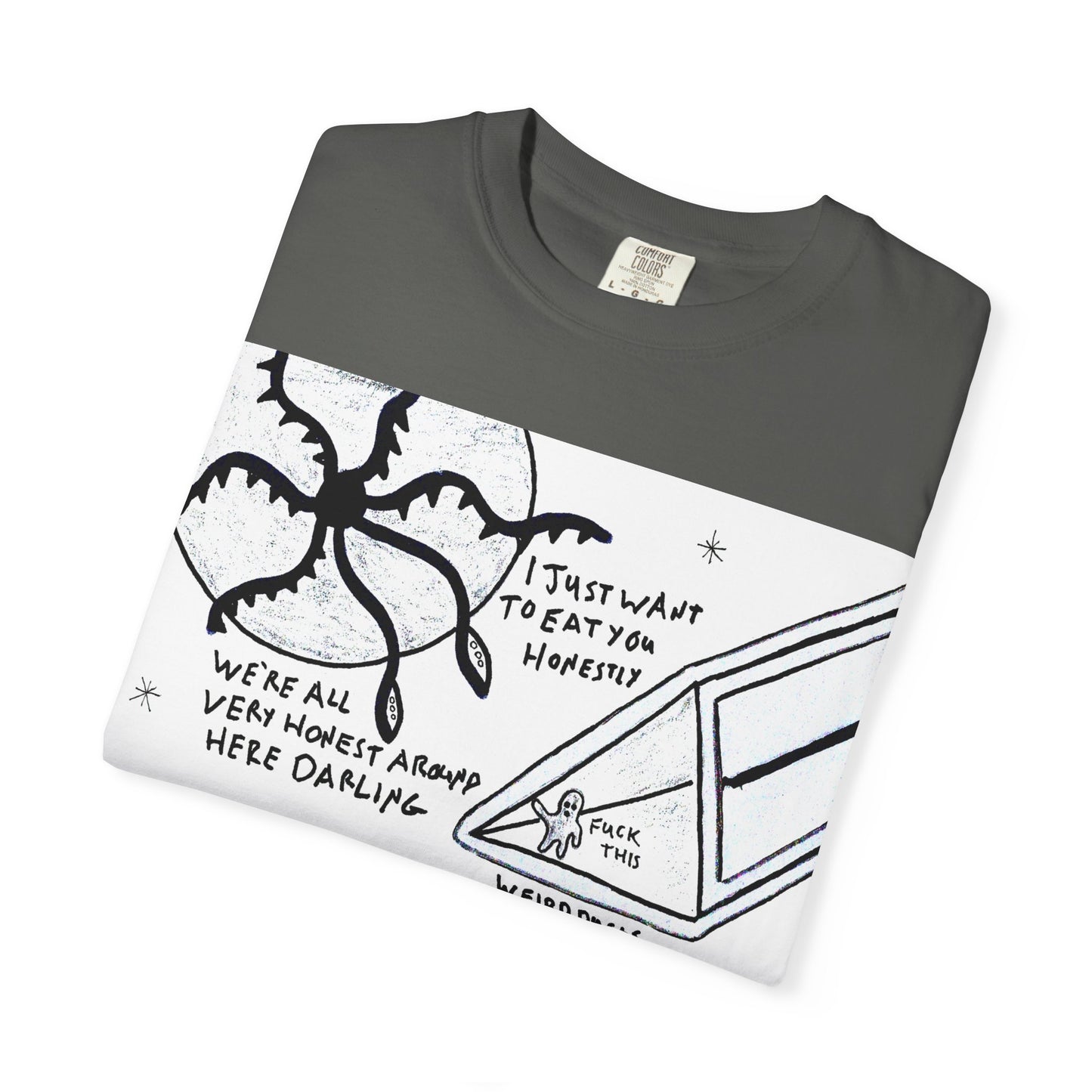 Space Duck Tentacles Portal T-Shirt | Cosmic Octopus Illustration