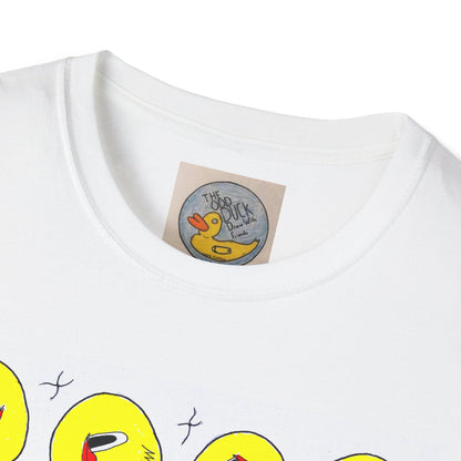 Smug Ducks Bubble Tee | Psychedelic Hand Drawn Animal Art T-Shirt