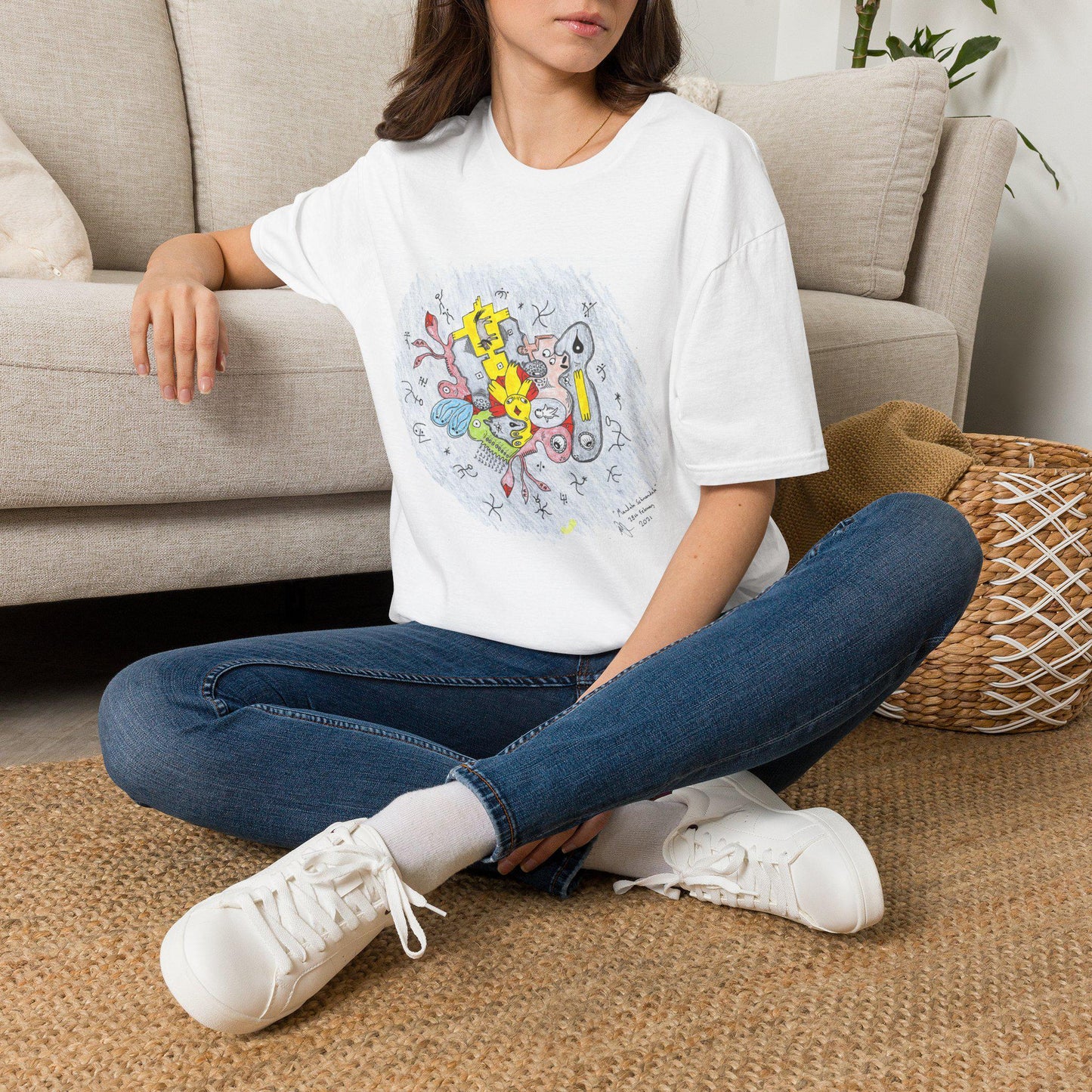 Duck Mandala Octopus Tee | Surreal Abstract Merging Objects