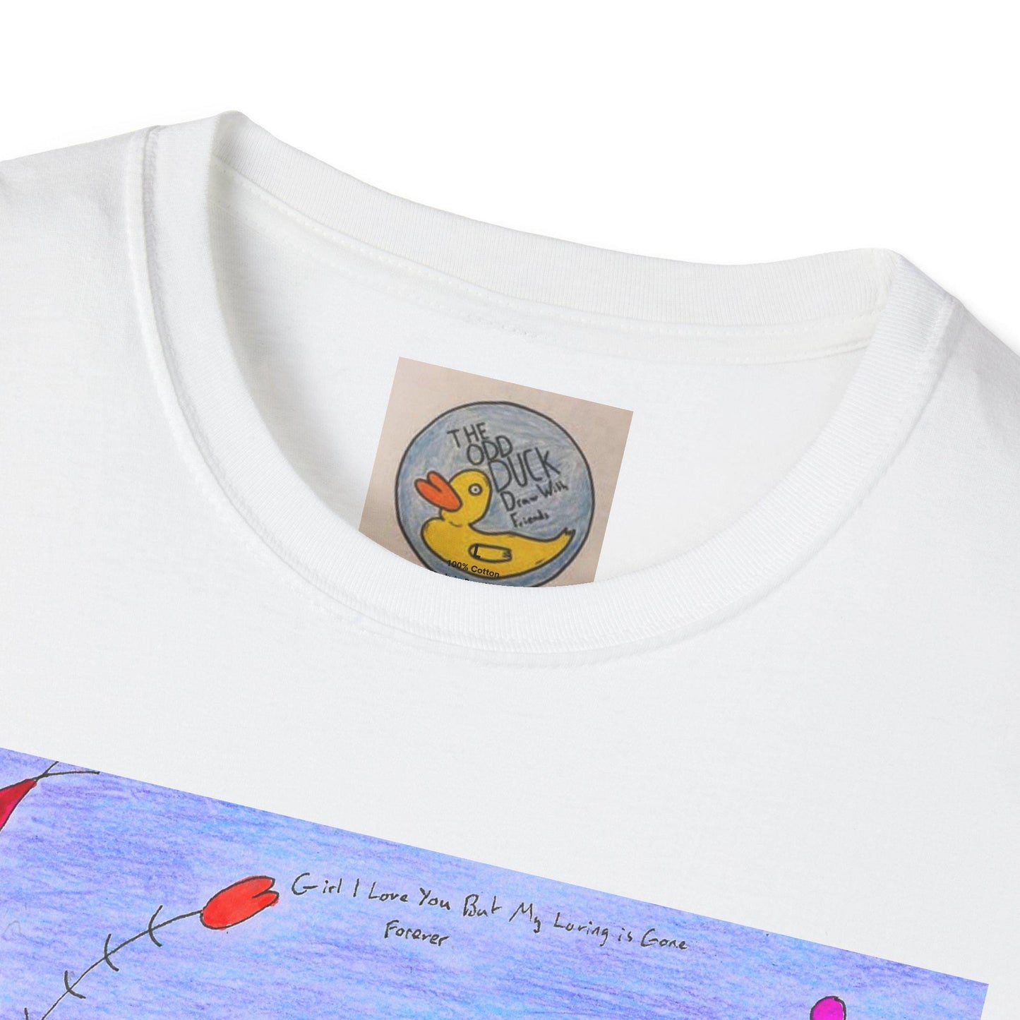 Joan Miro Inspired Abstract Duck T-Shirt | Surrealist Animal Art Tee