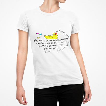 Alan Watts Mindfulness Quote T-Shirt | Meditation Spirituality Quote | TheOddDuckBar | Hand Drawn Tee Slogan