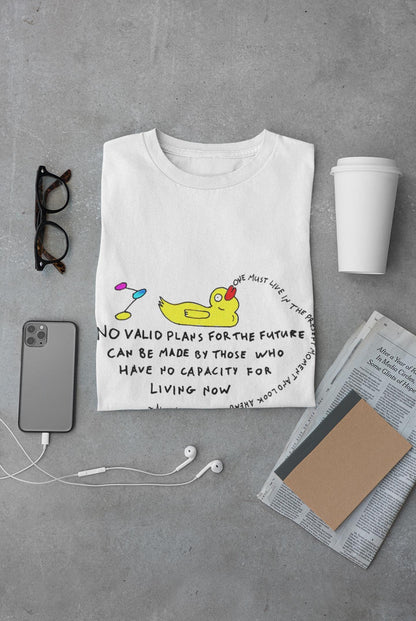 Alan Watts Mindfulness Quote T-Shirt | Meditation Spirituality Quote | TheOddDuckBar | Hand Drawn Tee Slogan