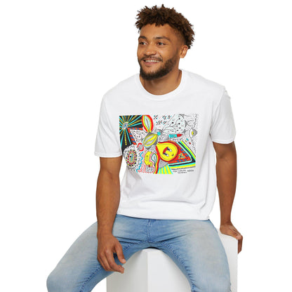 All The Bits T-Shirt | Psychedelic Hand Drawn Art Print | UK Artist Design