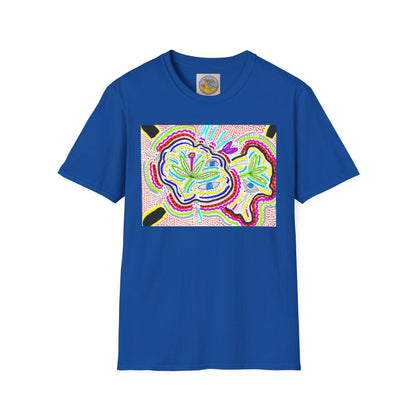 Surreal Garden eyes & bugs abstract tee | Hand drawn art | Bipolar Art