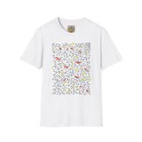 Abstract Scribble Art T-Shirt | Hand Drawn Line Art Print, UK Artist Tee
