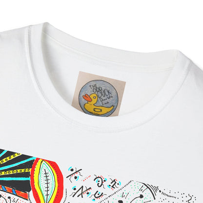 All The Bits T-Shirt | Psychedelic Hand Drawn Art Print | UK Artist Design
