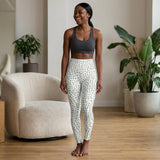 OddDuckBar Yoga Leggings Hand Drawn Pattern High Waisted Yoga | All-Over Print