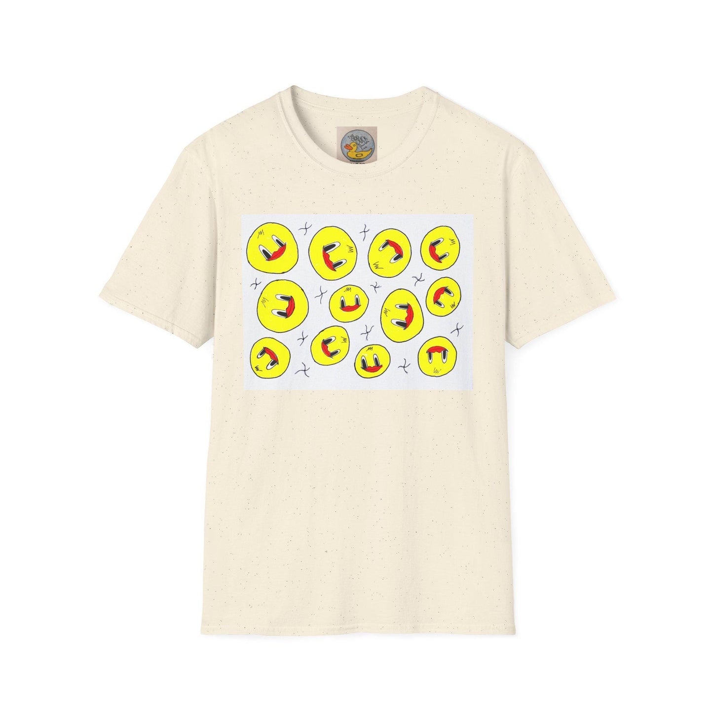 Smug Ducks Bubble Tee | Psychedelic Hand Drawn Animal Art T-Shirt
