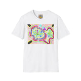 Surreal Garden eyes & bugs abstract tee | Hand drawn art | Bipolar Art