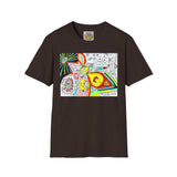 All The Bits T-Shirt | Psychedelic Hand Drawn Art Print | UK Artist Design