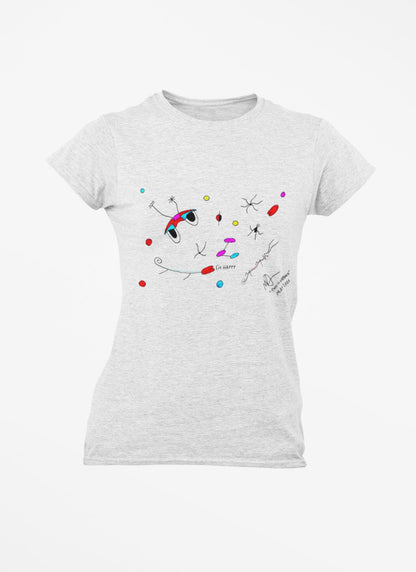 Abstract Duck Art Tee | Hand Drawn Surrealist Print, UK Artist