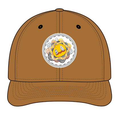 TheOddDuckBar Mascot Embroidered Trucker Cap | Mandala Logo Snapback Hat