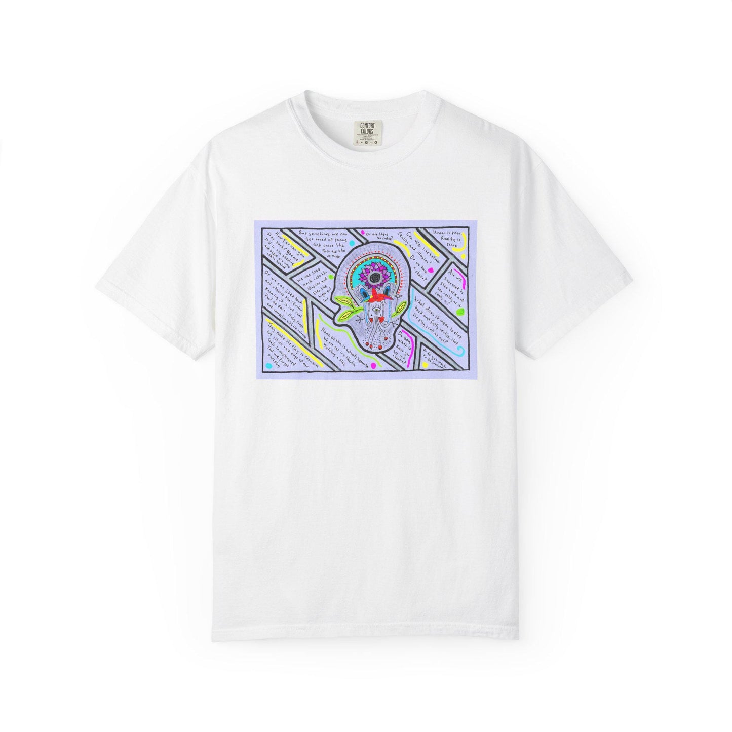 OddDuckBar Psychedelic Musings on the Infinite on a t-shirt