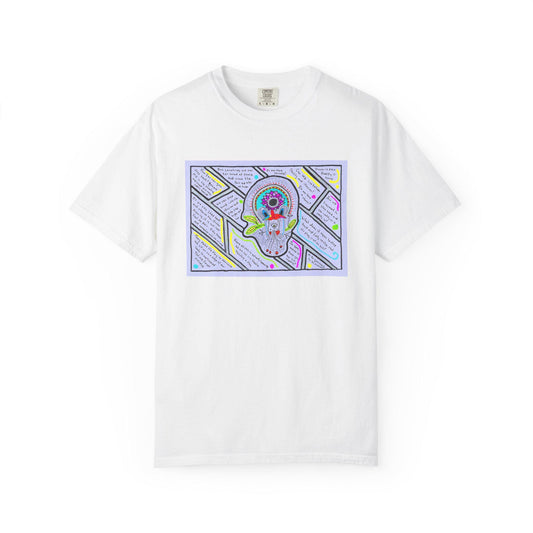OddDuckBar Psychedelic Musings on the Infinite on a t-shirt