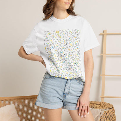 OddDuckBar Dots and Lines Abstract T-shirt