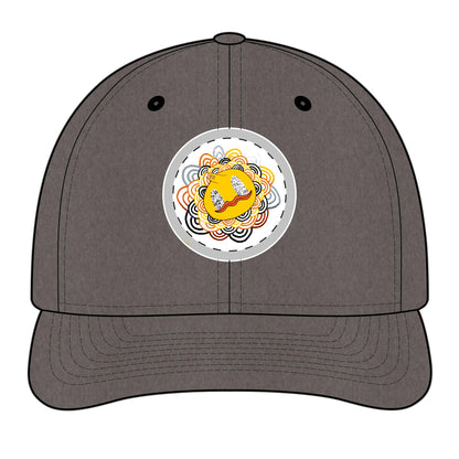 TheOddDuckBar Mascot Embroidered Trucker Cap | Mandala Logo Snapback Hat