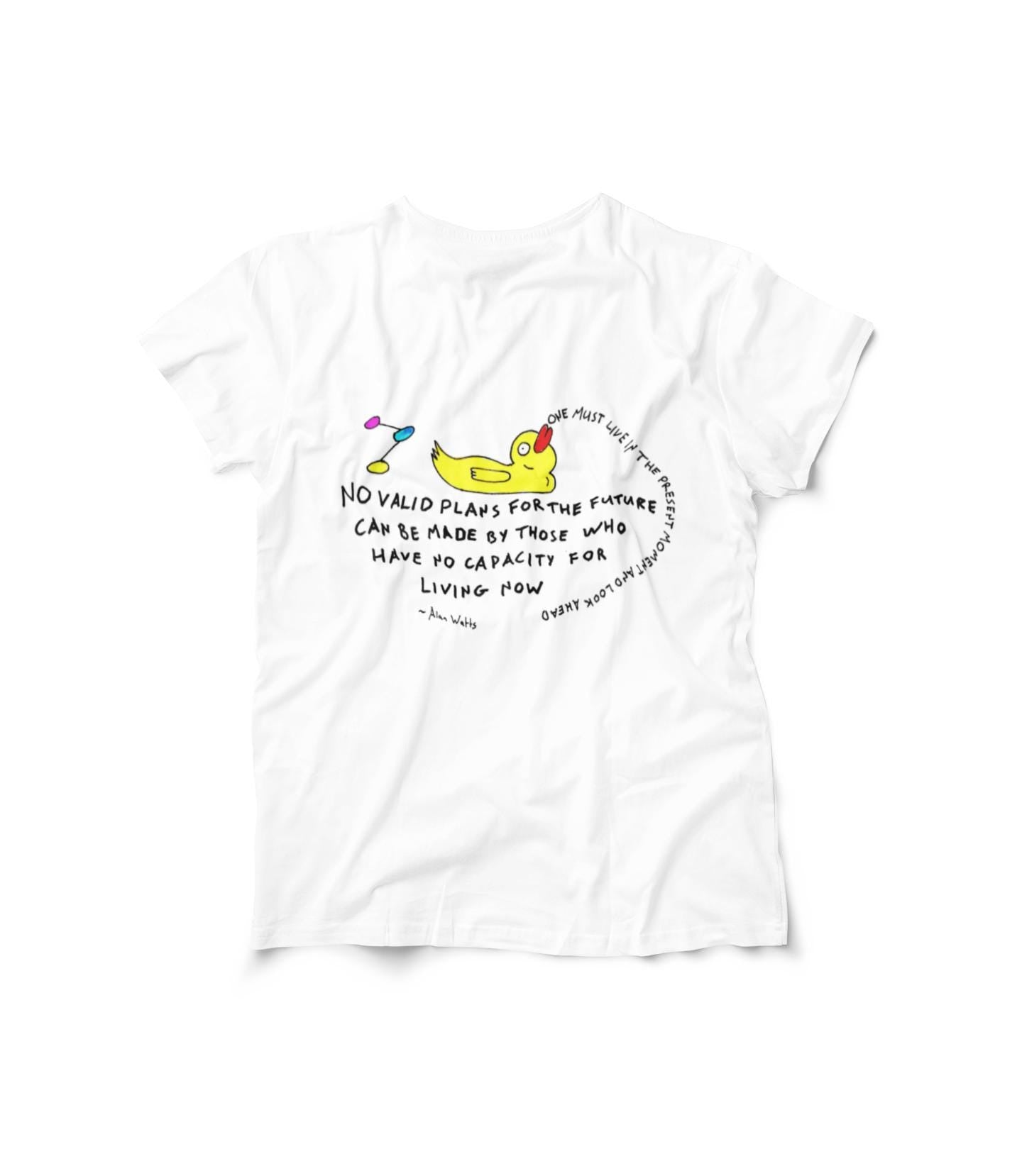 Alan Watts Mindfulness Quote T-Shirt | Meditation Spirituality Quote | TheOddDuckBar | Hand Drawn Tee Slogan