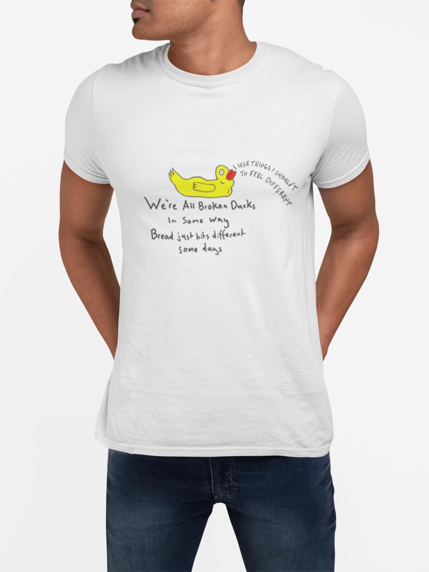 Mental Health Awareness T-Shirt | Addiction T-Shirt | Odd Duck | Hand Drawn | U.K. Artist