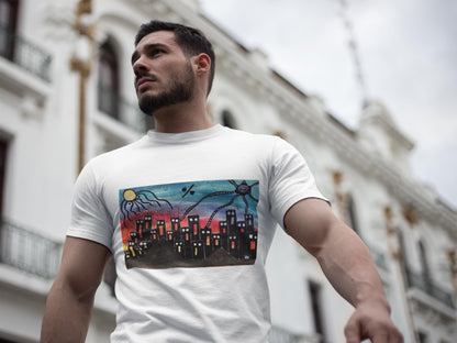 Lovecraftian Tentacles Watercolor T-Shirt | Cosmic Horror Abstract