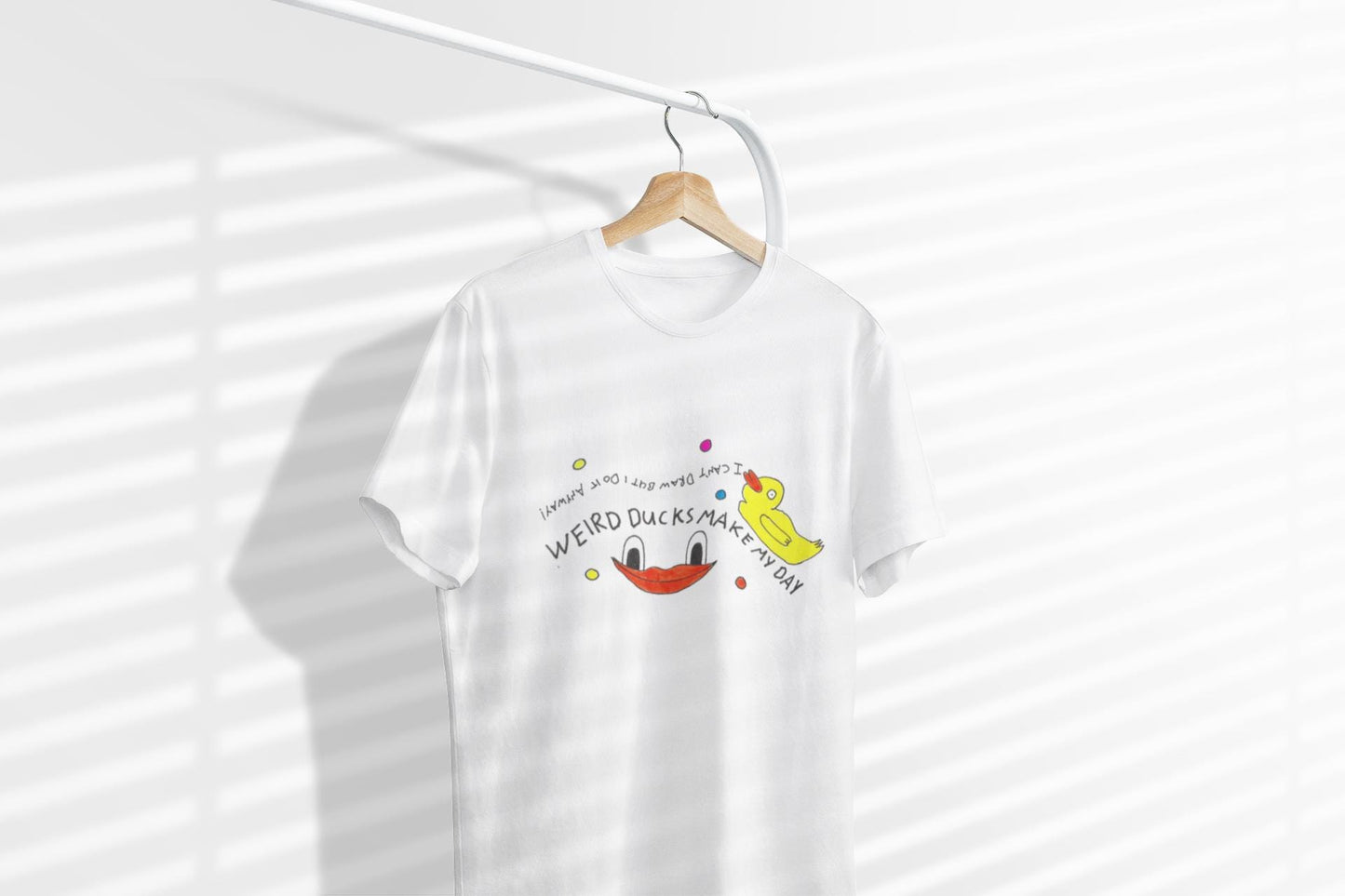 Weird Ducks Make My Day T-Shirt | I Can't Draw But Do It Anyway Graphic Tee