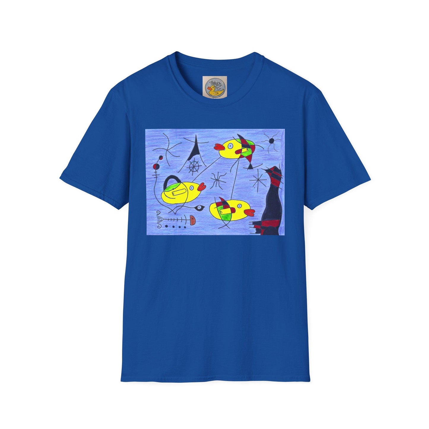 Joan Miró Style Duck Print Tee | Surrealist Abstract Art T-Shirt