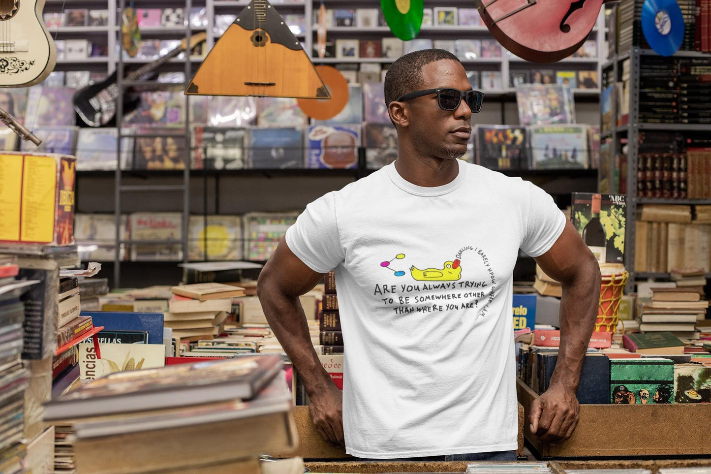 Eckhart Tolle Quote T-Shirt | Yellow Duck Slogan Tee