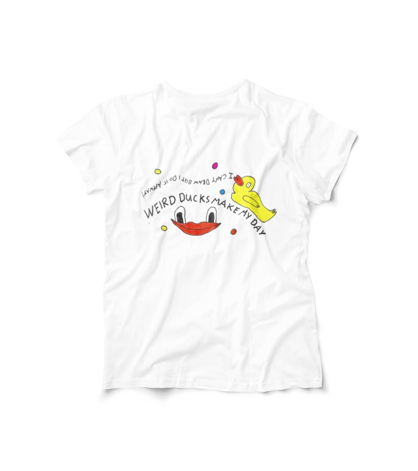 Weird Ducks Make My Day T-Shirt | I Can't Draw But Do It Anyway Graphic Tee