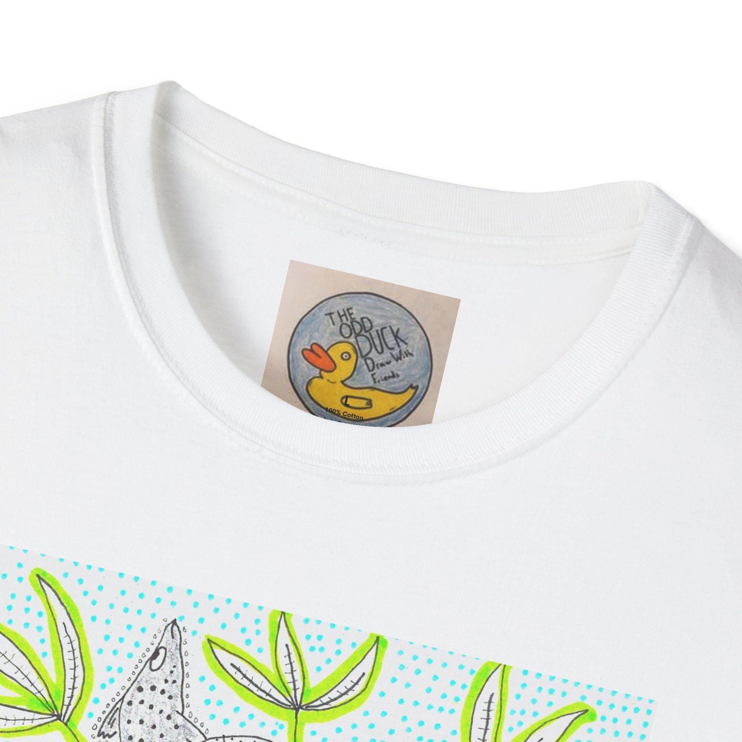 Abstract Zoo Animals T-Shirt | Hand Drawn Childrens Art Tee