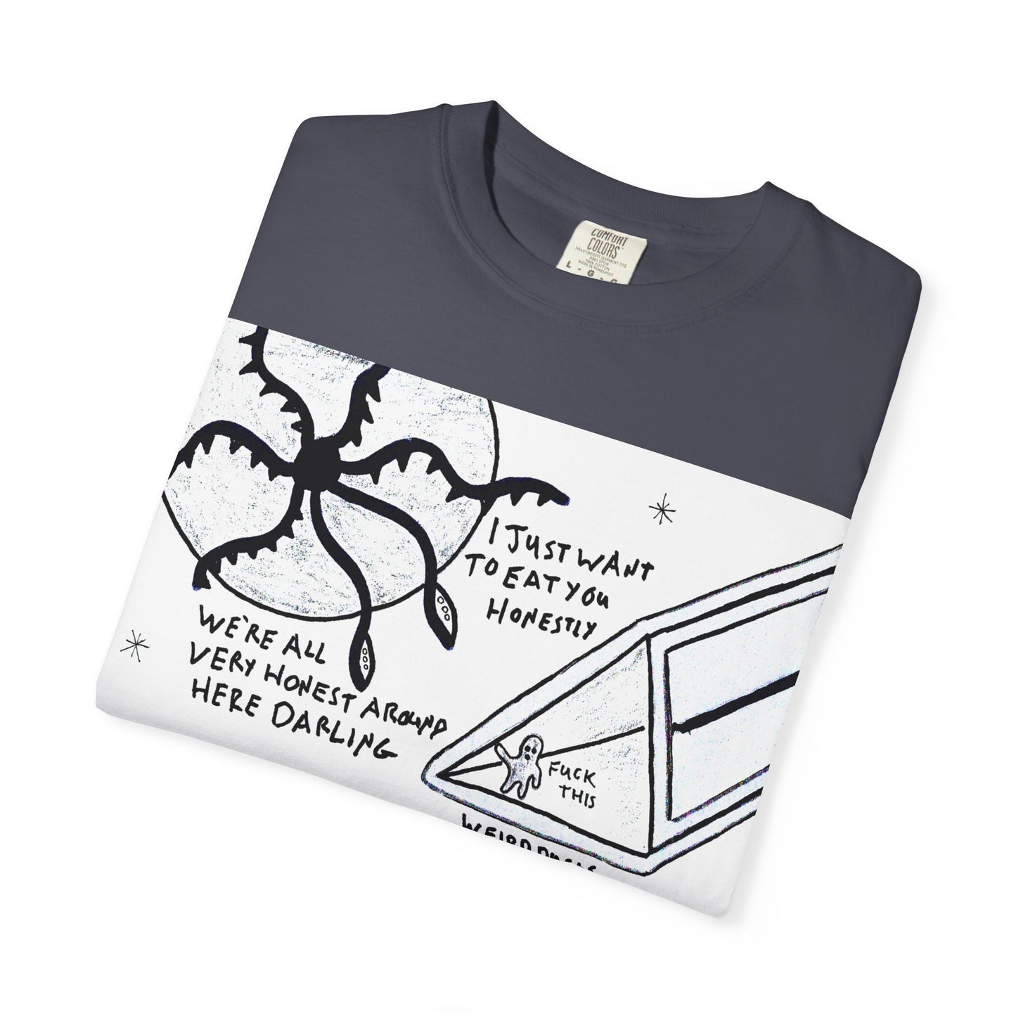 Space Duck Tentacles Portal T-Shirt | Cosmic Octopus Illustration