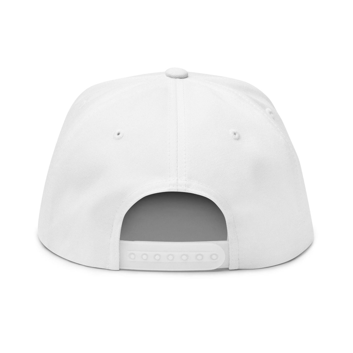 Scribble Linework Cap | Abstract Animal Flat Bill Hat | Minimalist Embroidered Snapback | UK Artist